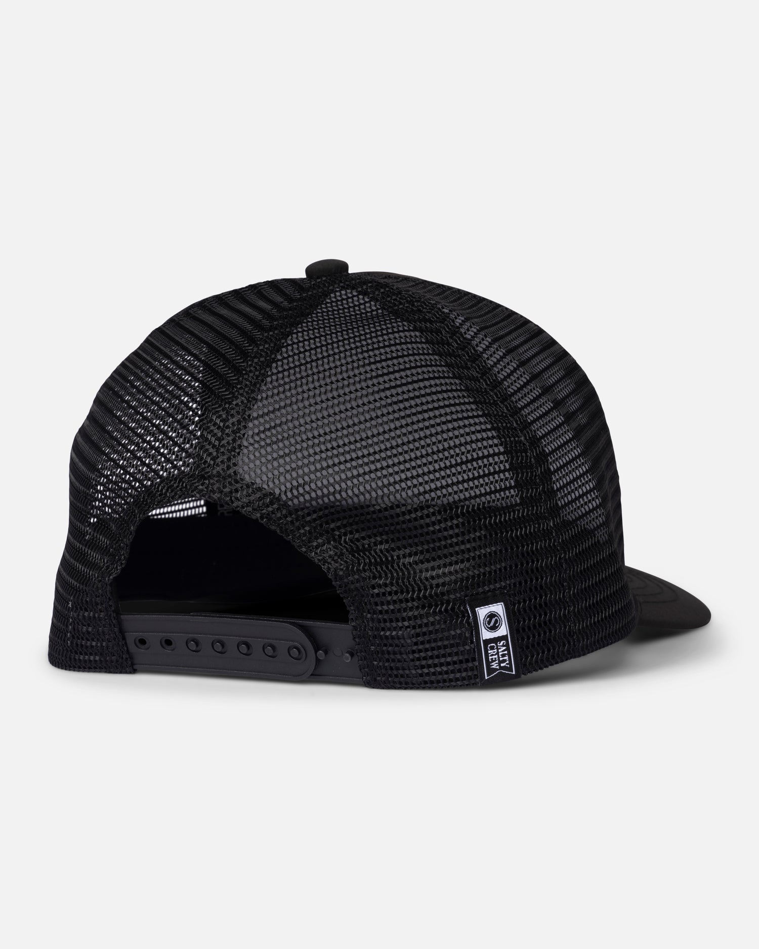Back view of the Travel Trucker - Black. 