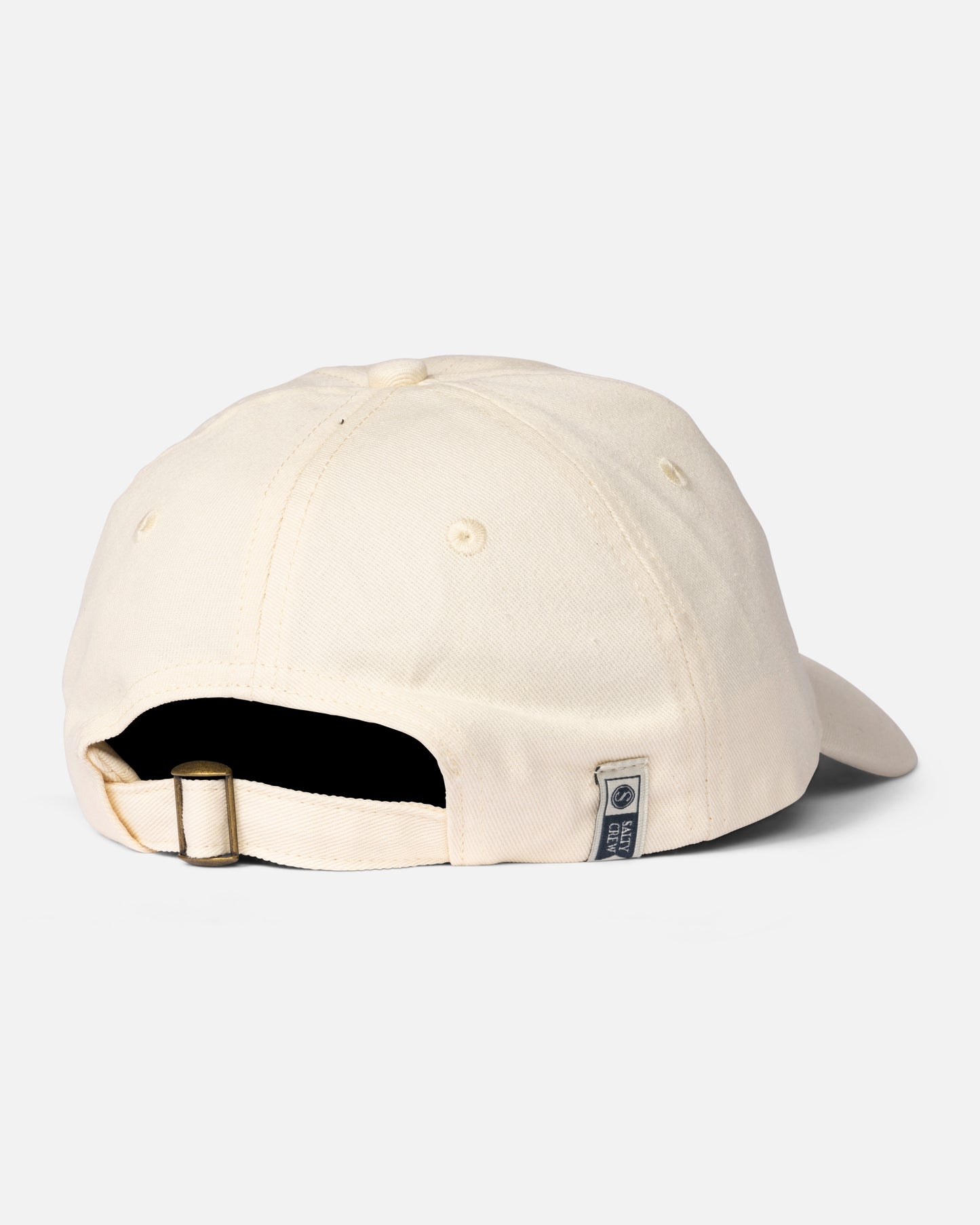 Back view of the Fresh Catch Dad Hat - Off White. 