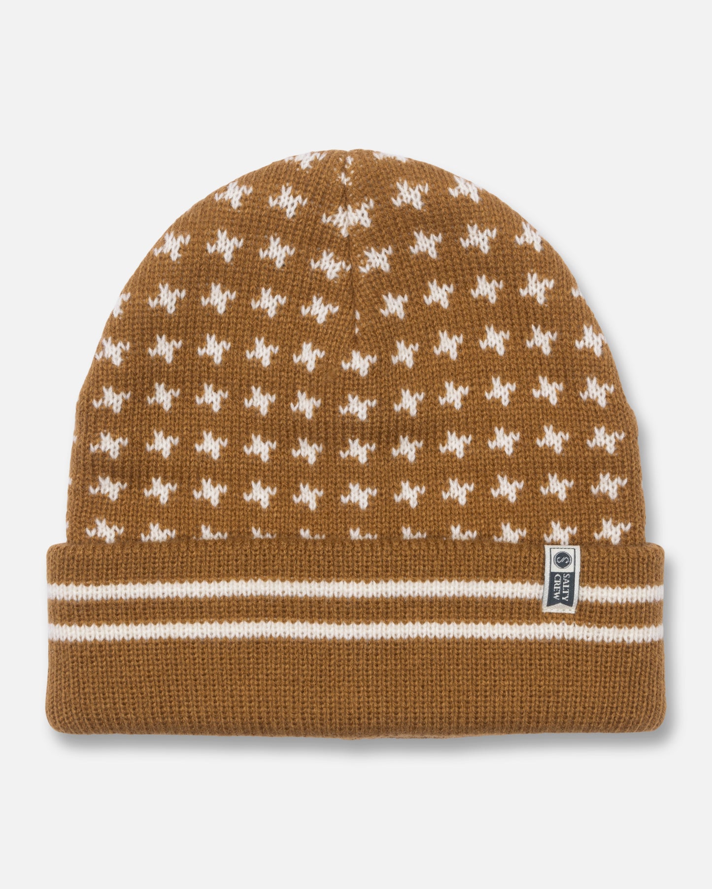 Front view of the Starlight Beanie - Bronze. 