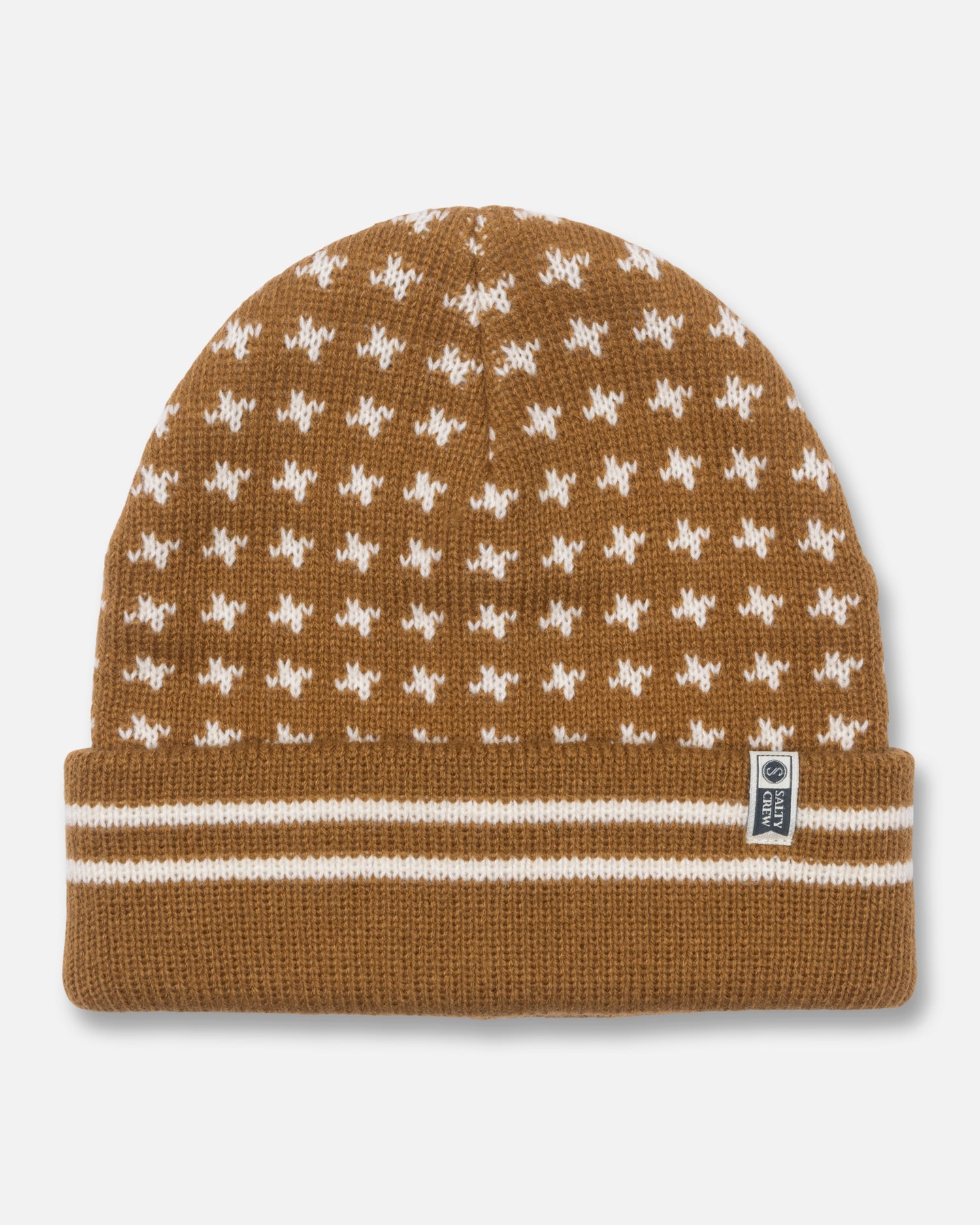 Front view of the Starlight Beanie - Bronze. 