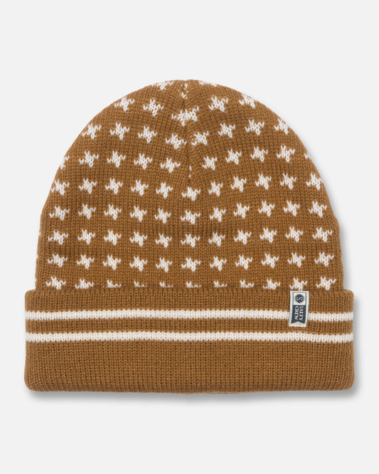 Front view of the Starlight Beanie - Bronze. 