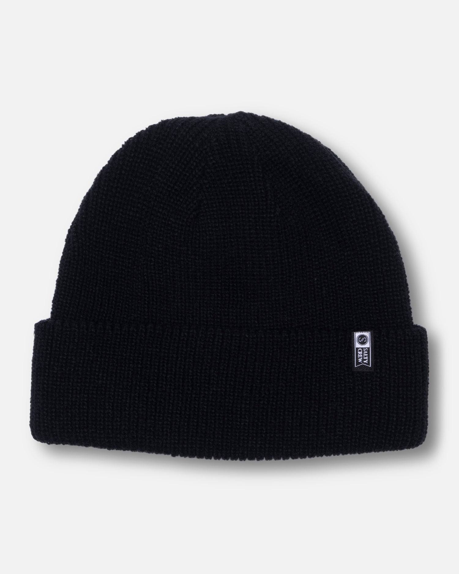 Front view of the Swellter Beanie - Black. 