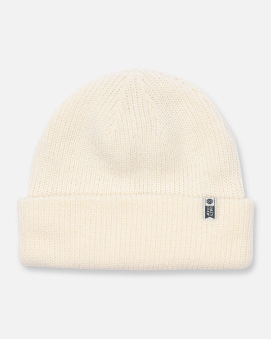 Front view of the Swellter Beanie - Off White. 
