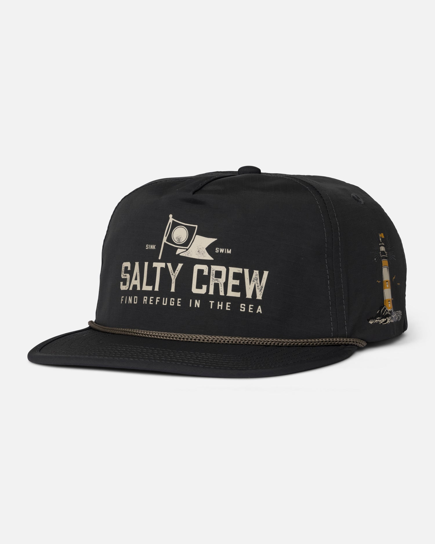 Front view of the Flag Day Snapback - Phantom. 