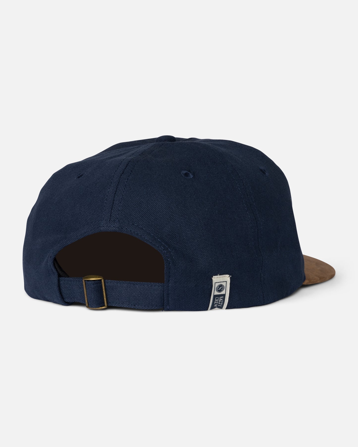 Back view of the Fast Track Strapback - Navy. 