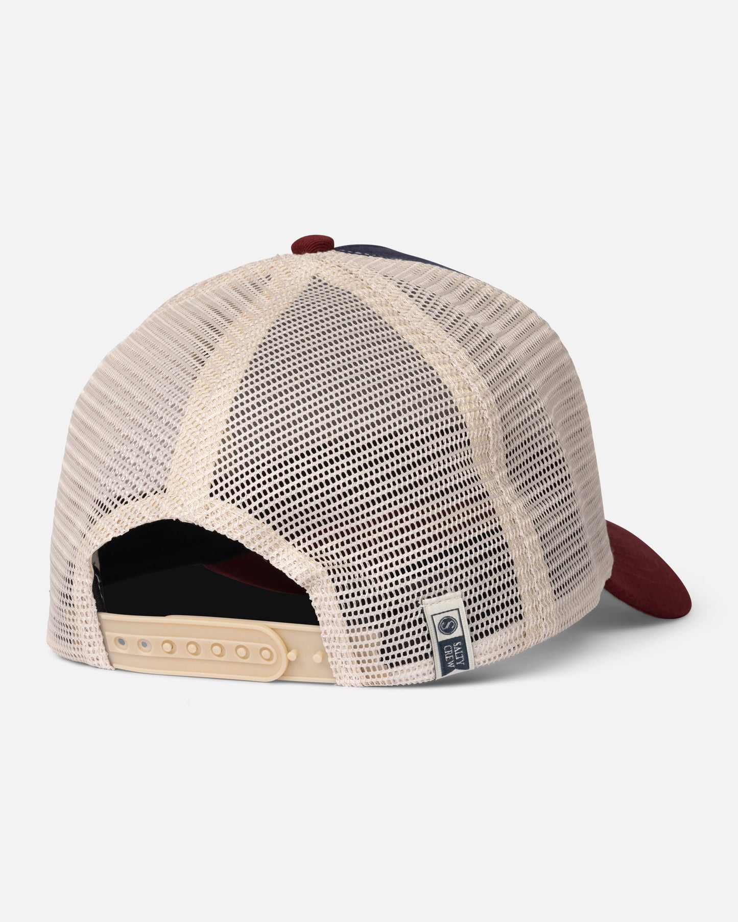 Back view of the Live Bait Trucker Hat - Navy. 