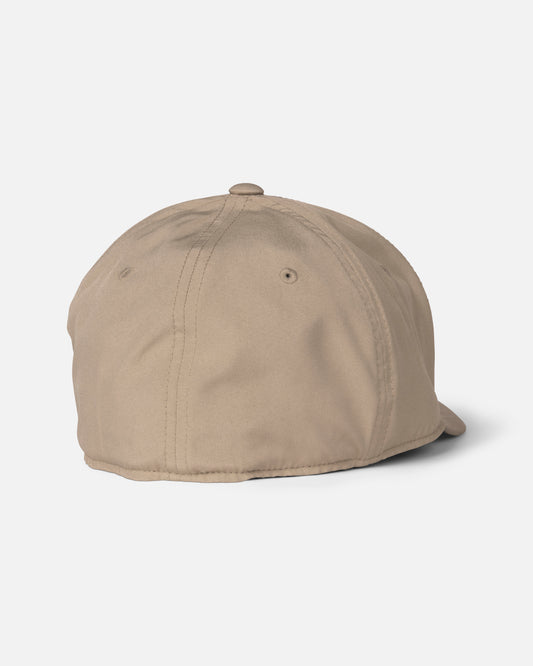 Back view of the Apex Flexfit 6 Panel - Khaki.