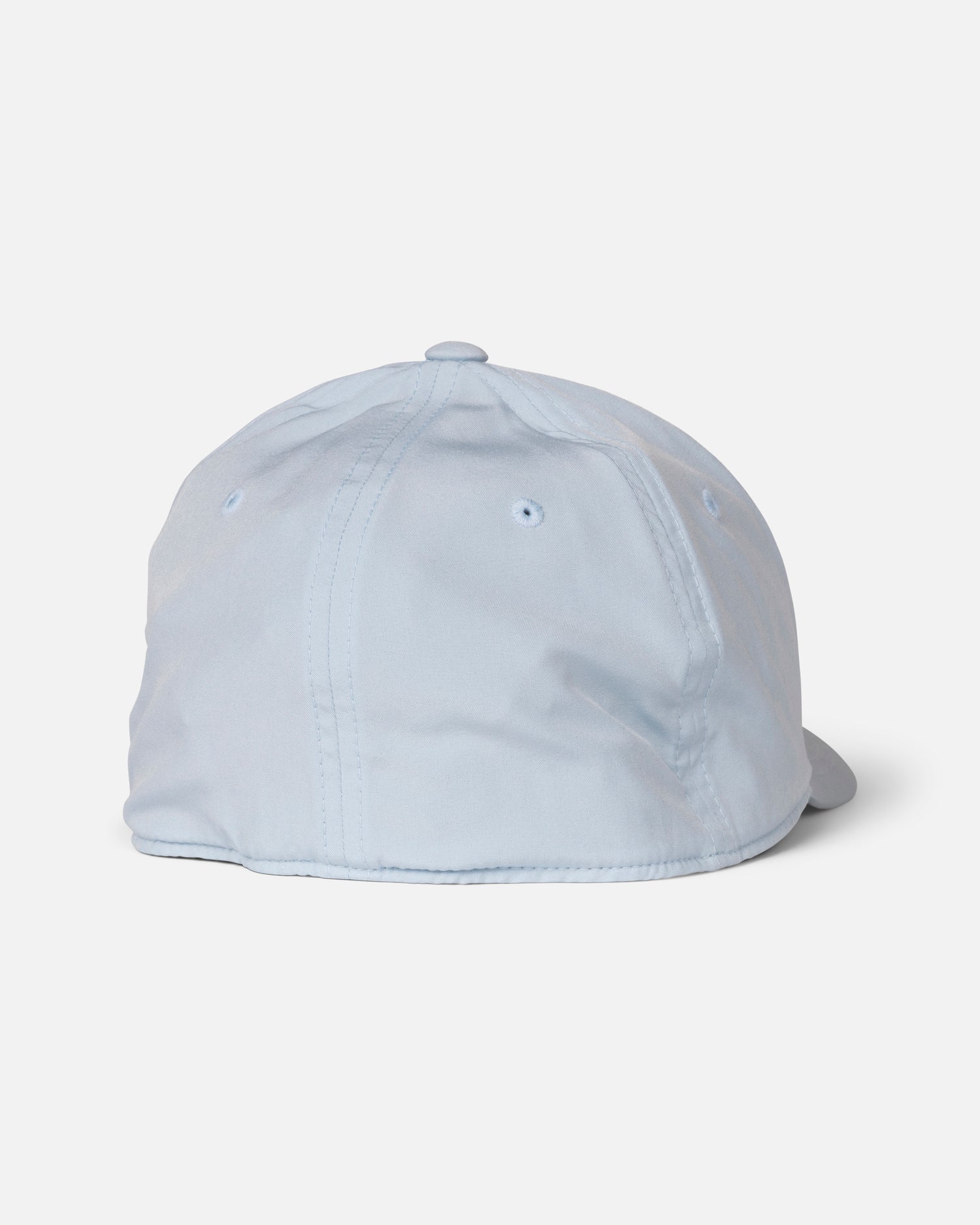 Back view of the Apex Flexfit 6 Panel - Mineral Blue.