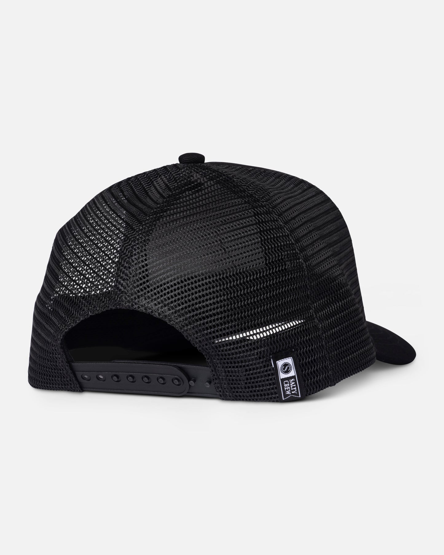 Back view of the Lurking Boys Trucker - Black. 