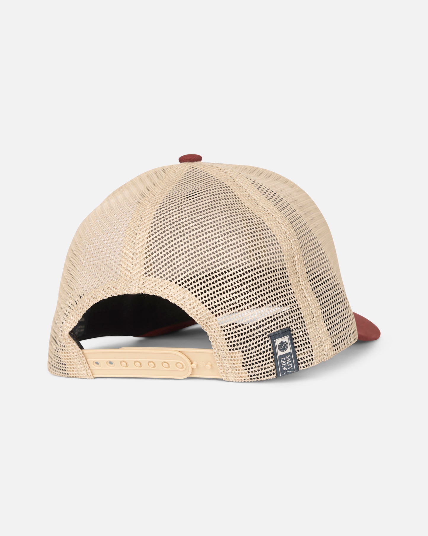 Back view of the Lurking Boys Trucker - Navy/Red. 