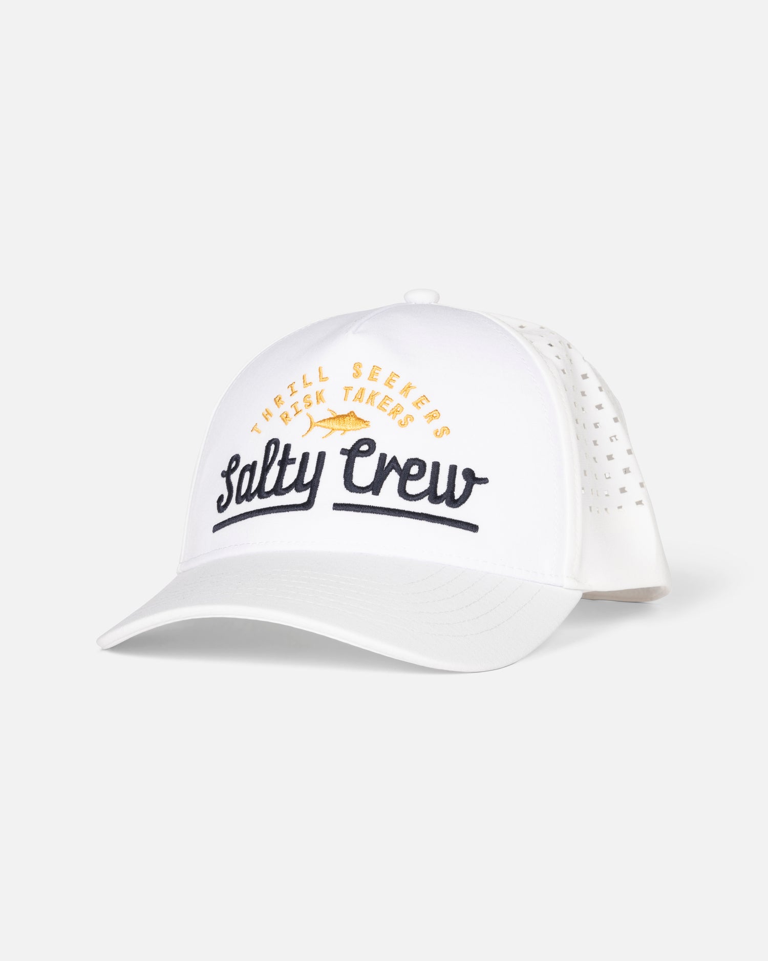 Front view of the Title Trucker - White. 