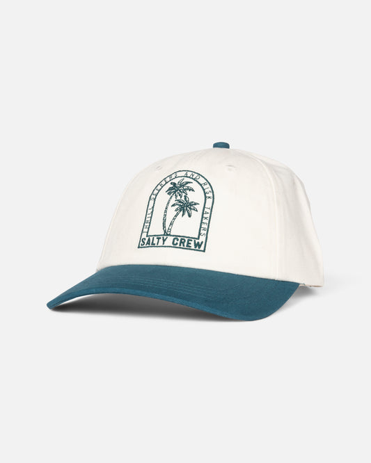 Front view of the Sport Me Dad Hat - Off White. 
