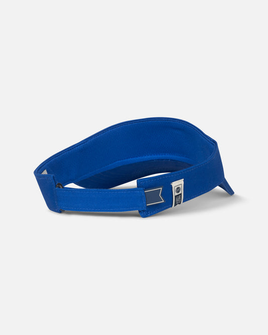 Back view of the Deep Sea Visor - Bold Blue. 