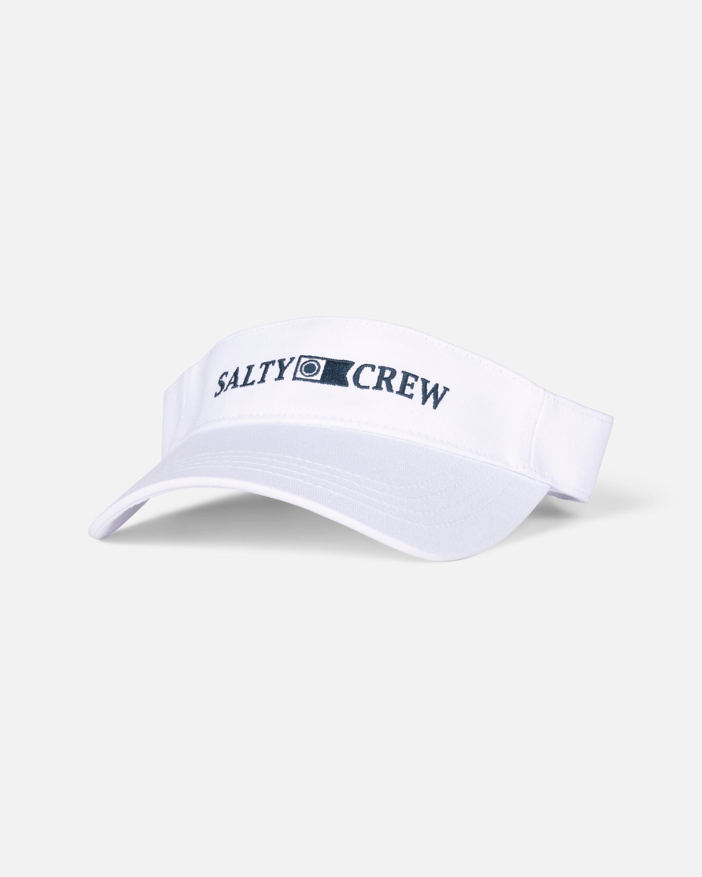 Front view of the Deep Sea Visor - White. 