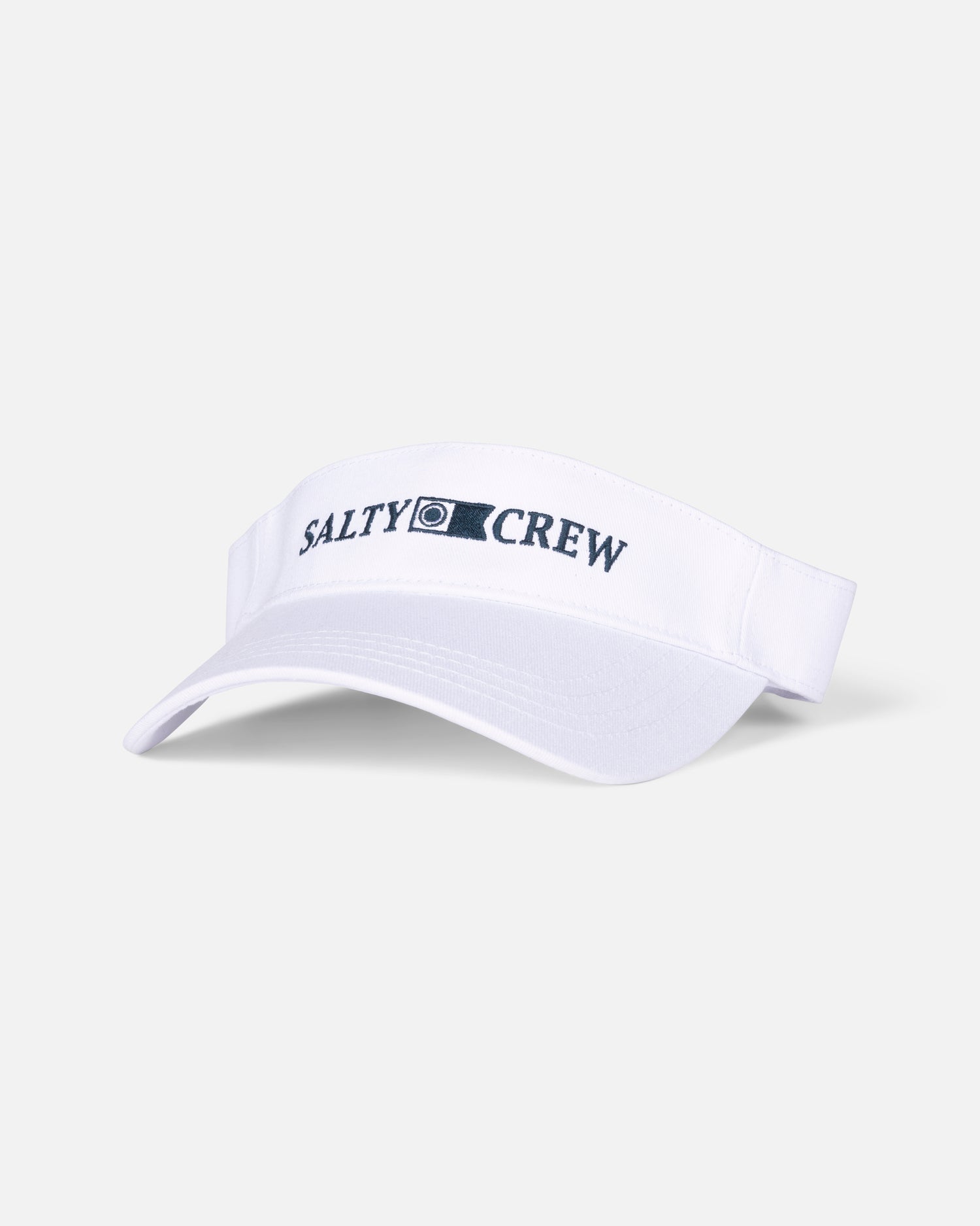 Front view of the Deep Sea Visor - White. 