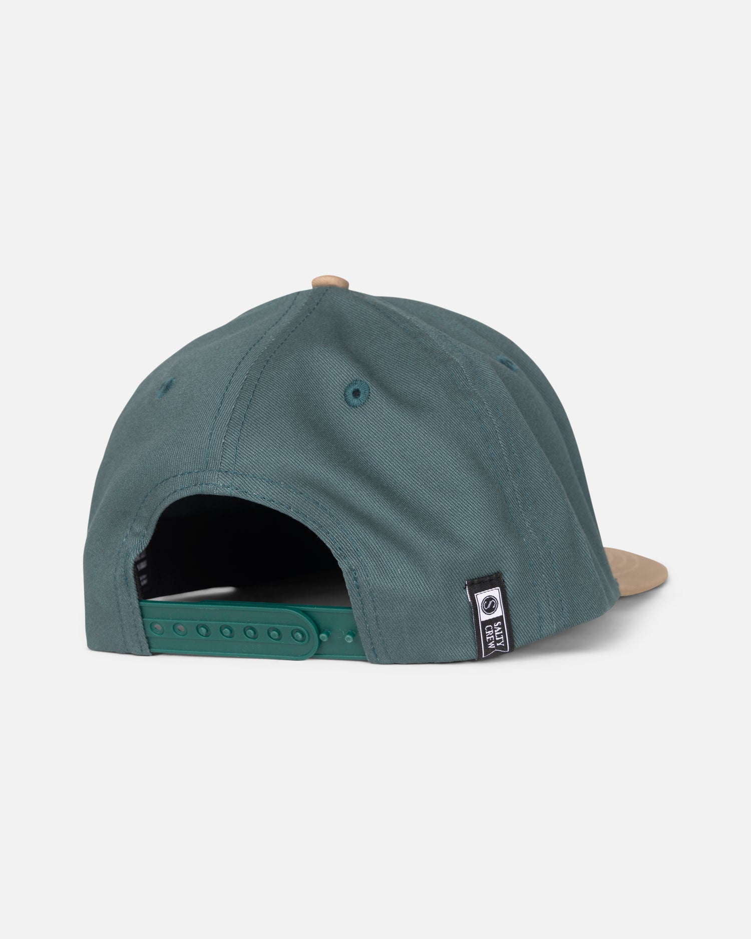Back view of the Tako Club Boys Snapback - Hydro/Khaki. 