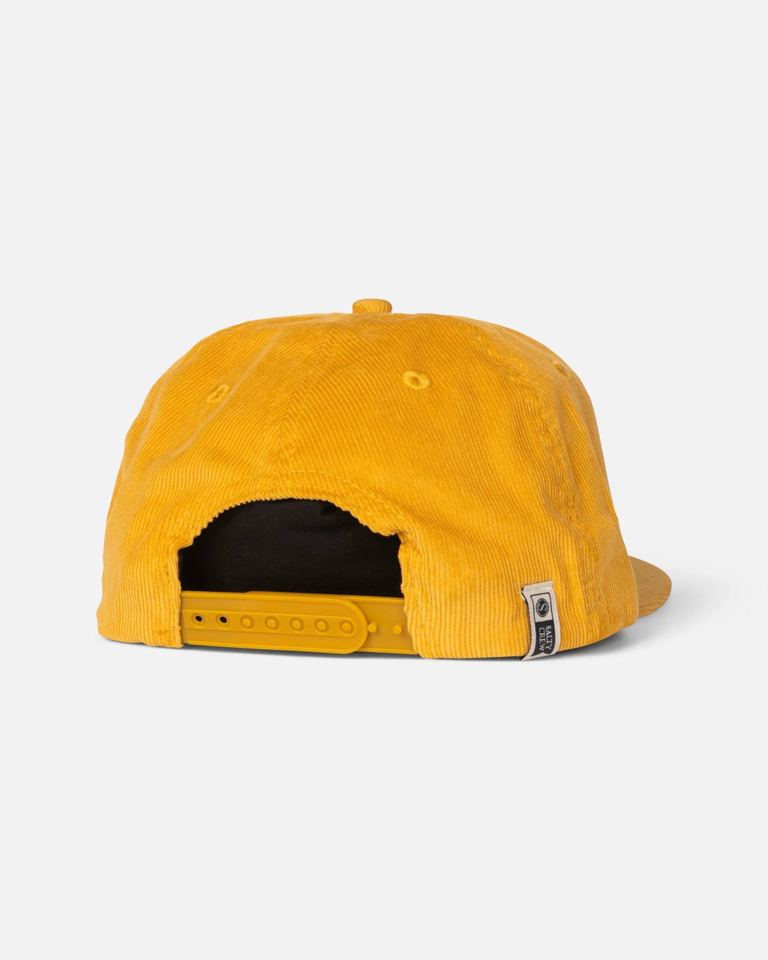 Back view of the Original Snapback - Mineral Yellow. 