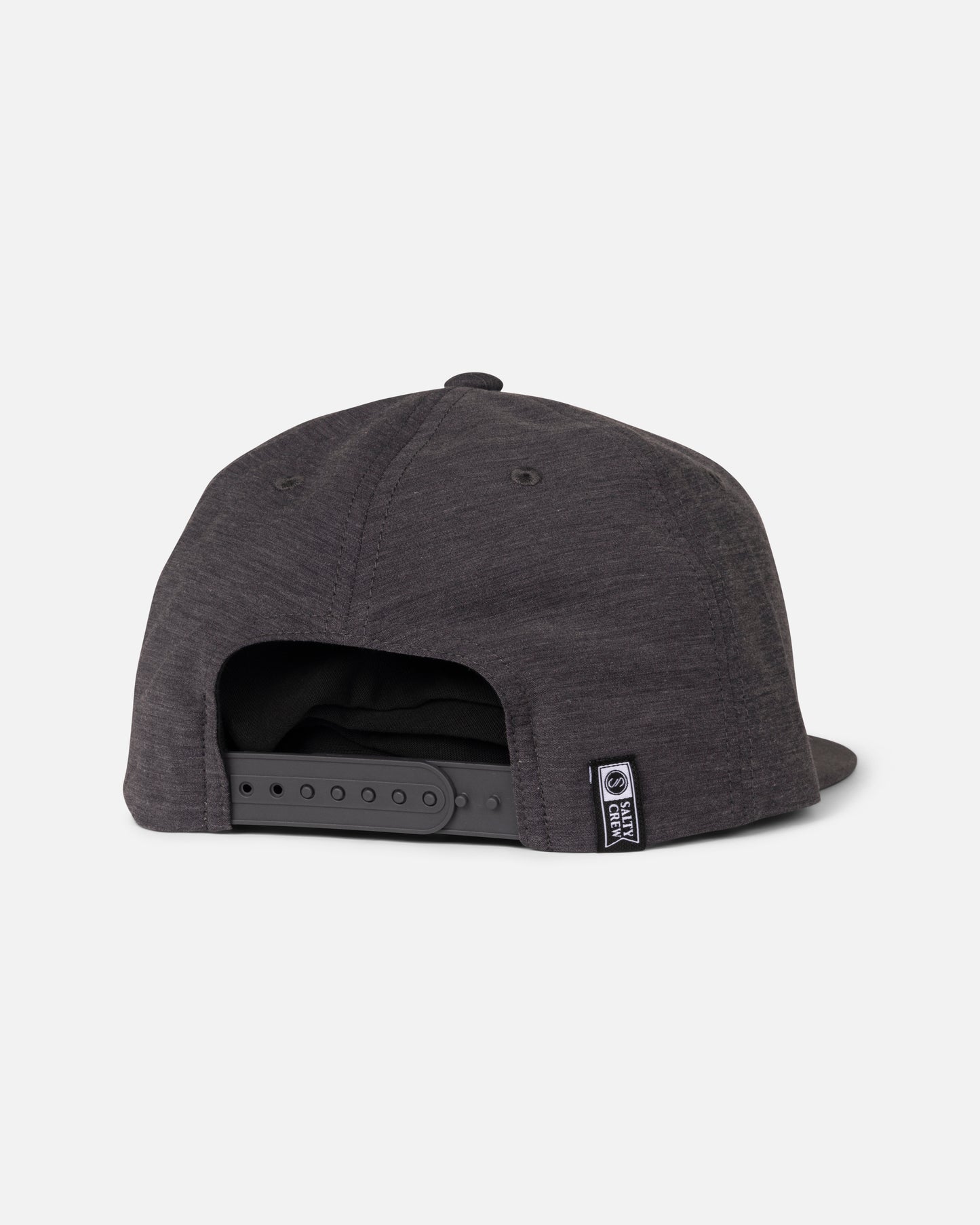 Back view of the Drifter Snapback - Black.