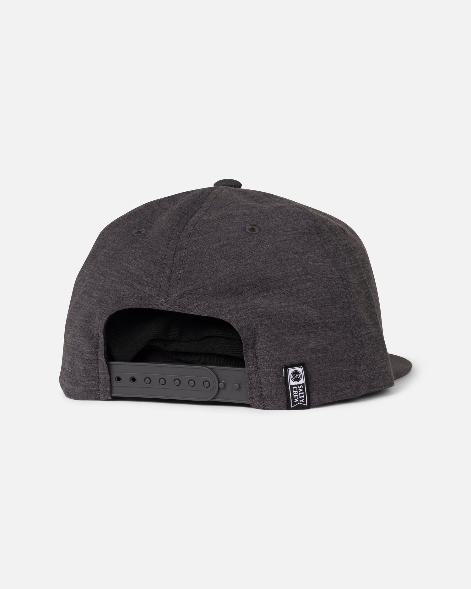 Back view of the Drifter Snapback - Black.