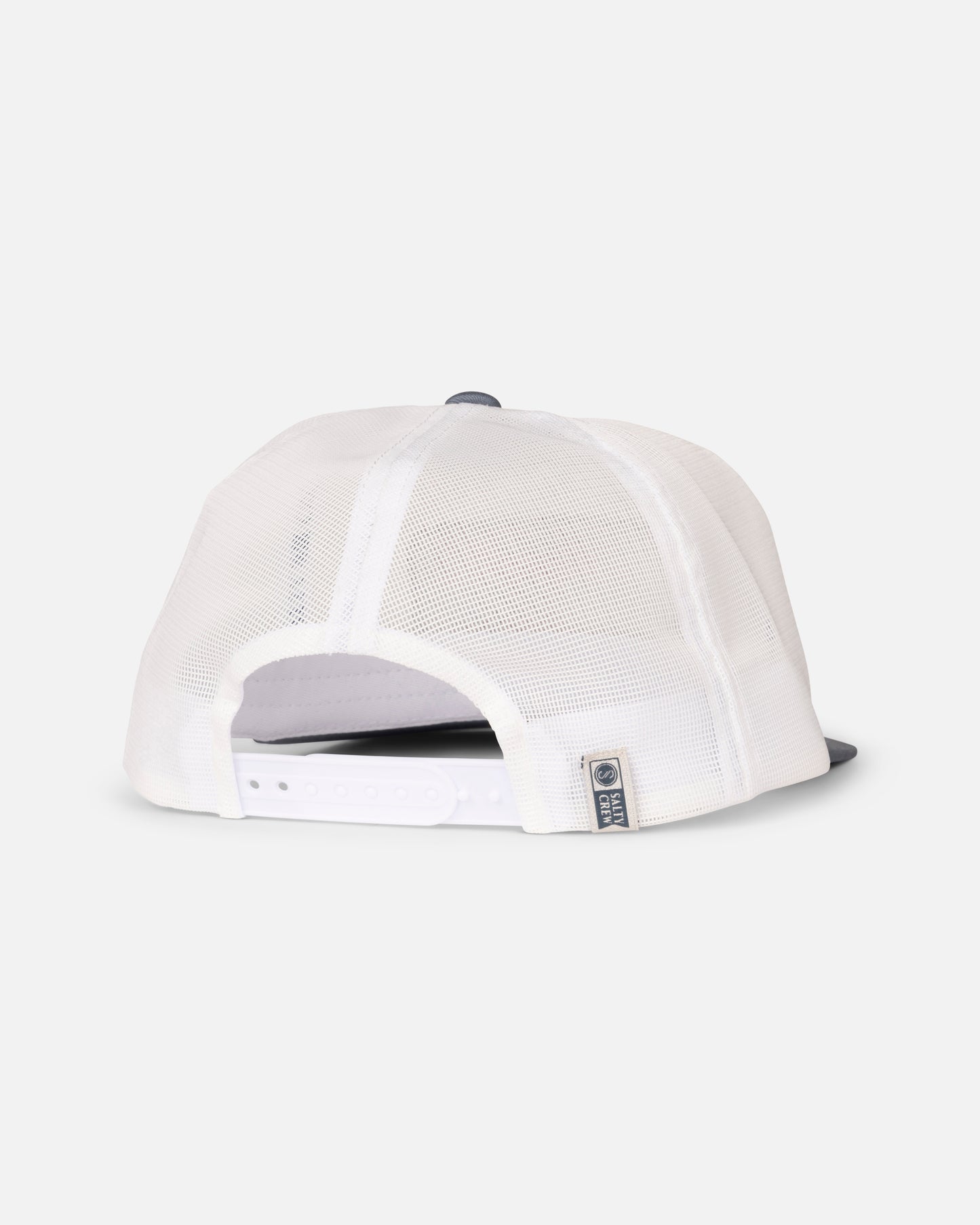 Back view of the Bait Shop Trucker - Off White. 