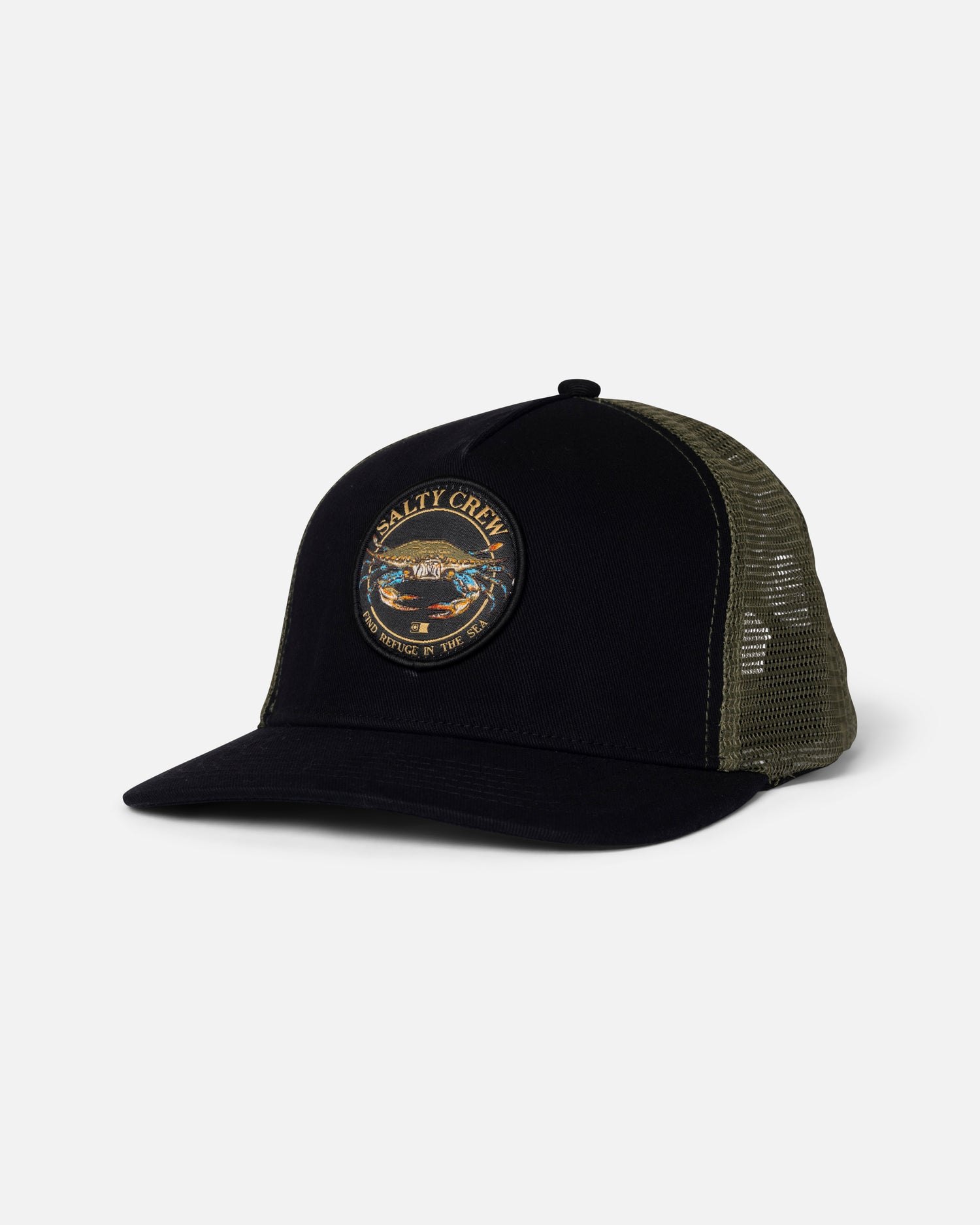 Front view of the Jimmy Trucker - Black. 
