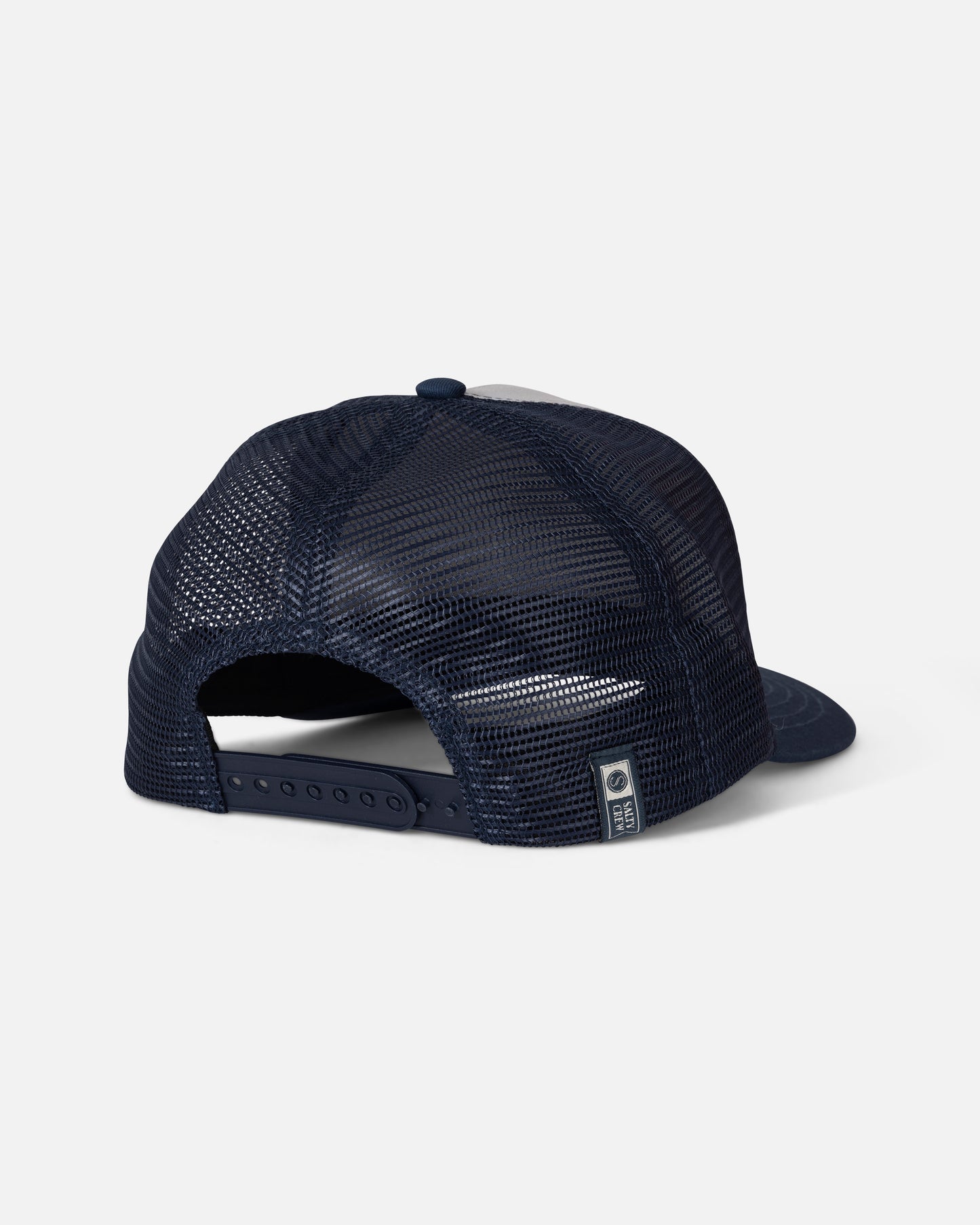 Back view of the Jimmy Trucker - Navy/Grey. 