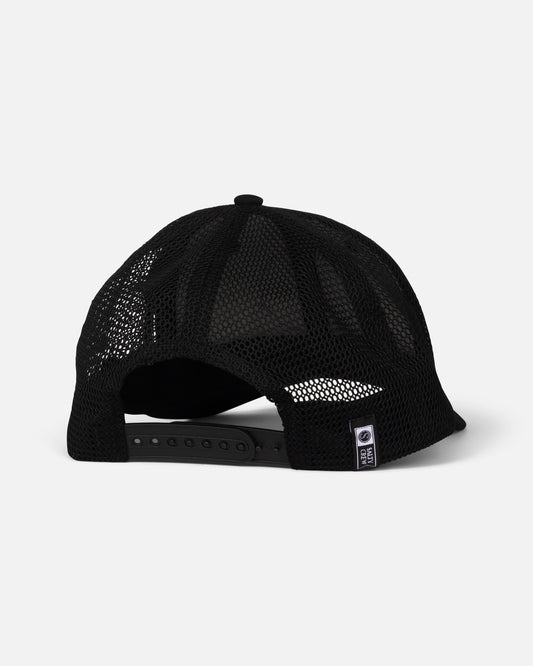 Back view of the Global Trucker - Black. 