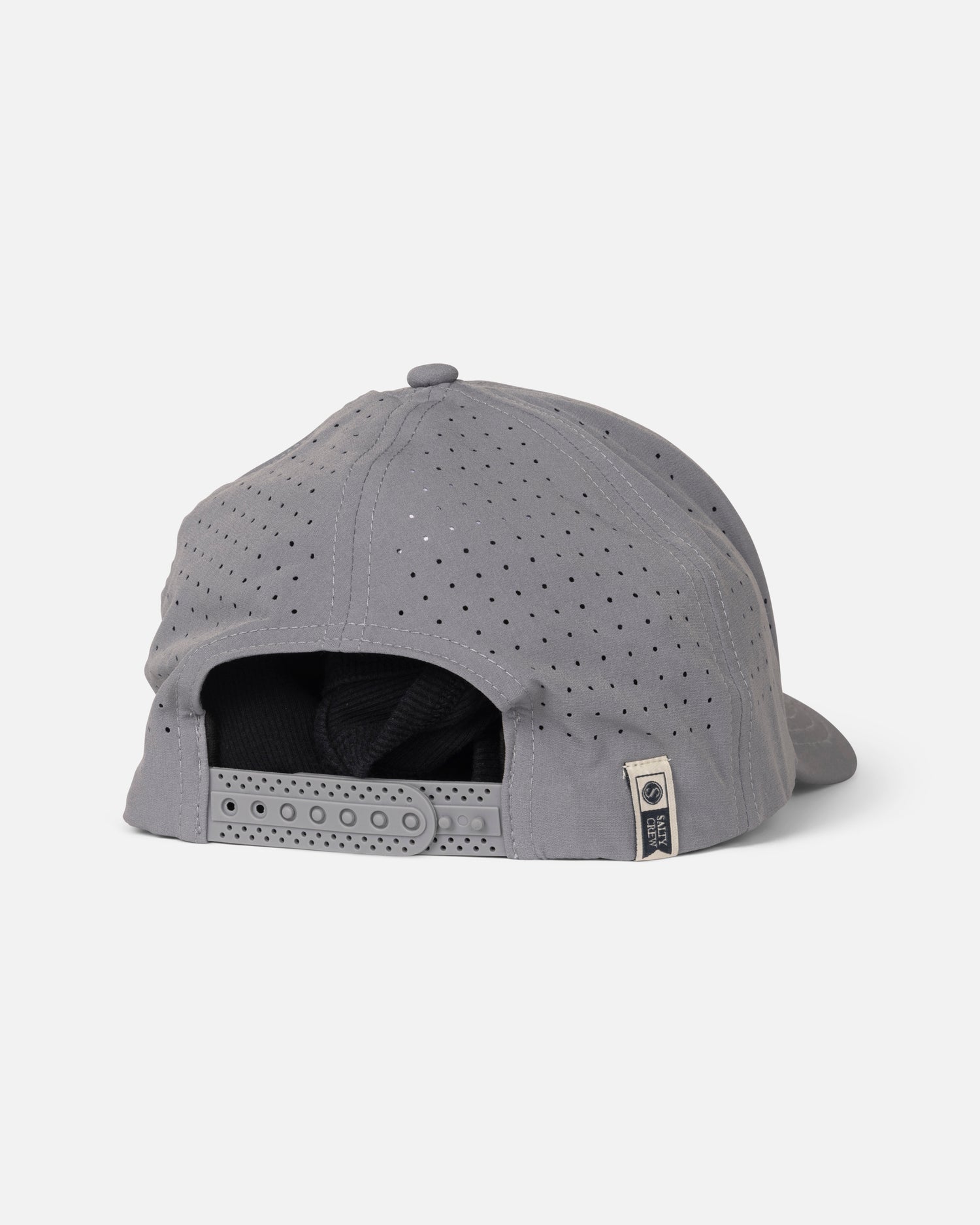 Back view of the Lowdown Snapback - Shark Skin. 