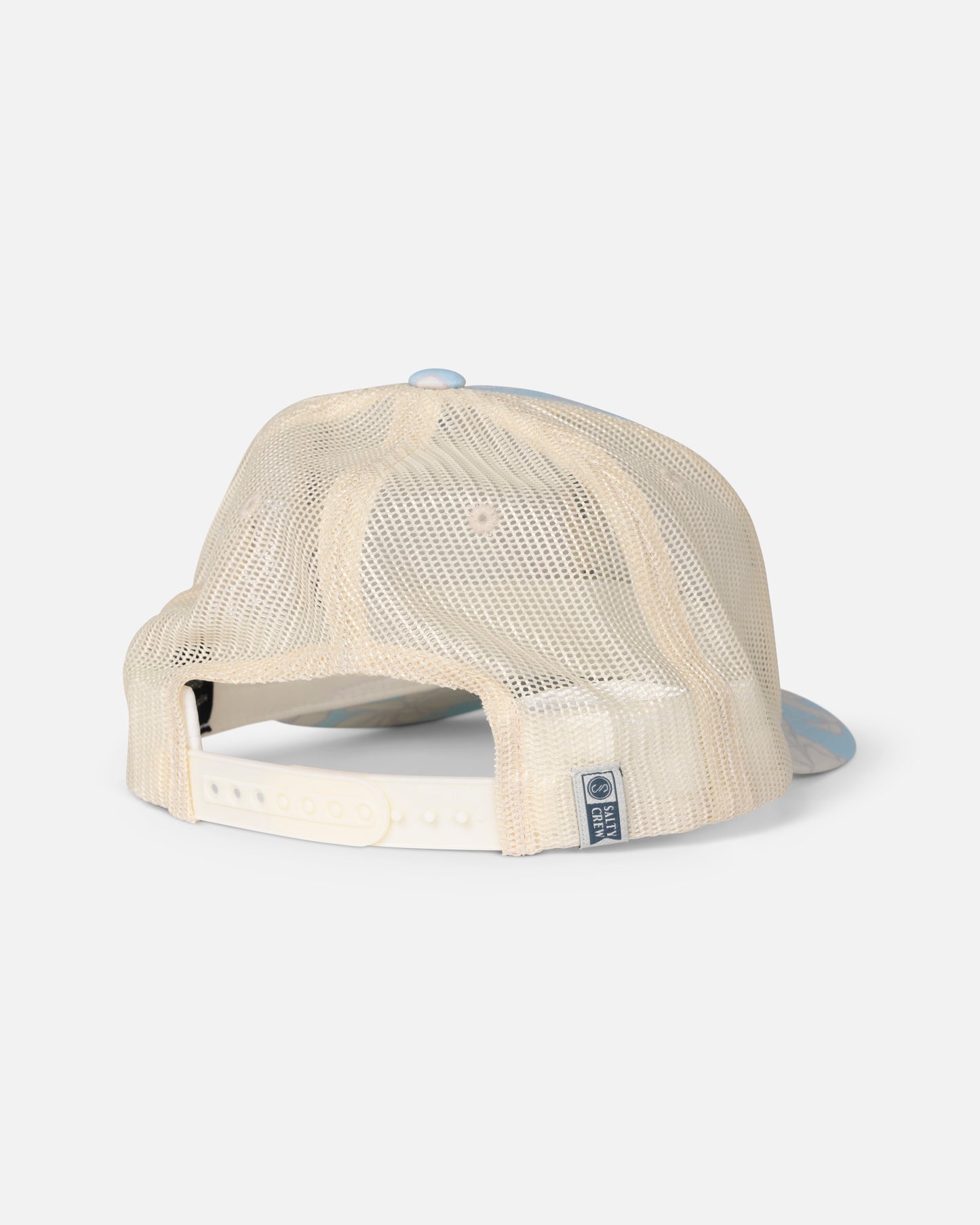 Back view of the Sealine Retro Trucker - Aquamarine. 