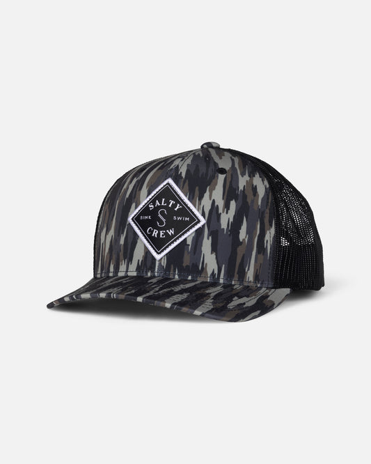 Front view of the Sealine Retro Trucker - Camo. 
