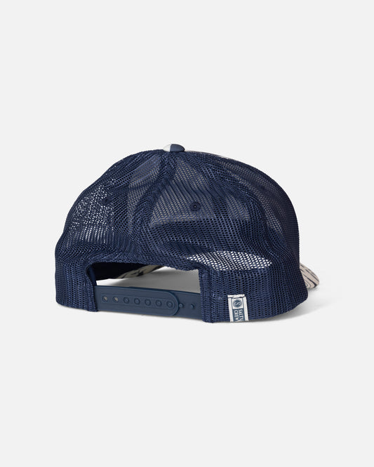 Back view of the Sealine Retro Trucker - Dark Navy.
