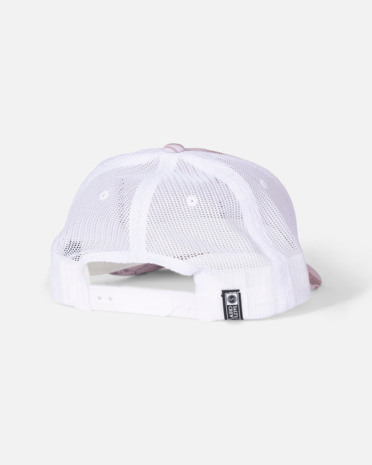 Back view of the Sealine Retro Trucker - Faded Mauve. 