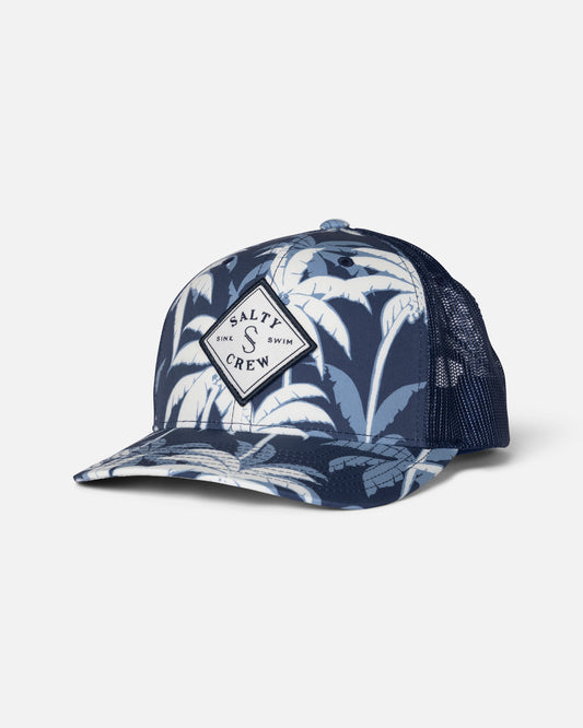 Front view of the Sealine Retro Trucker - True Navy. 