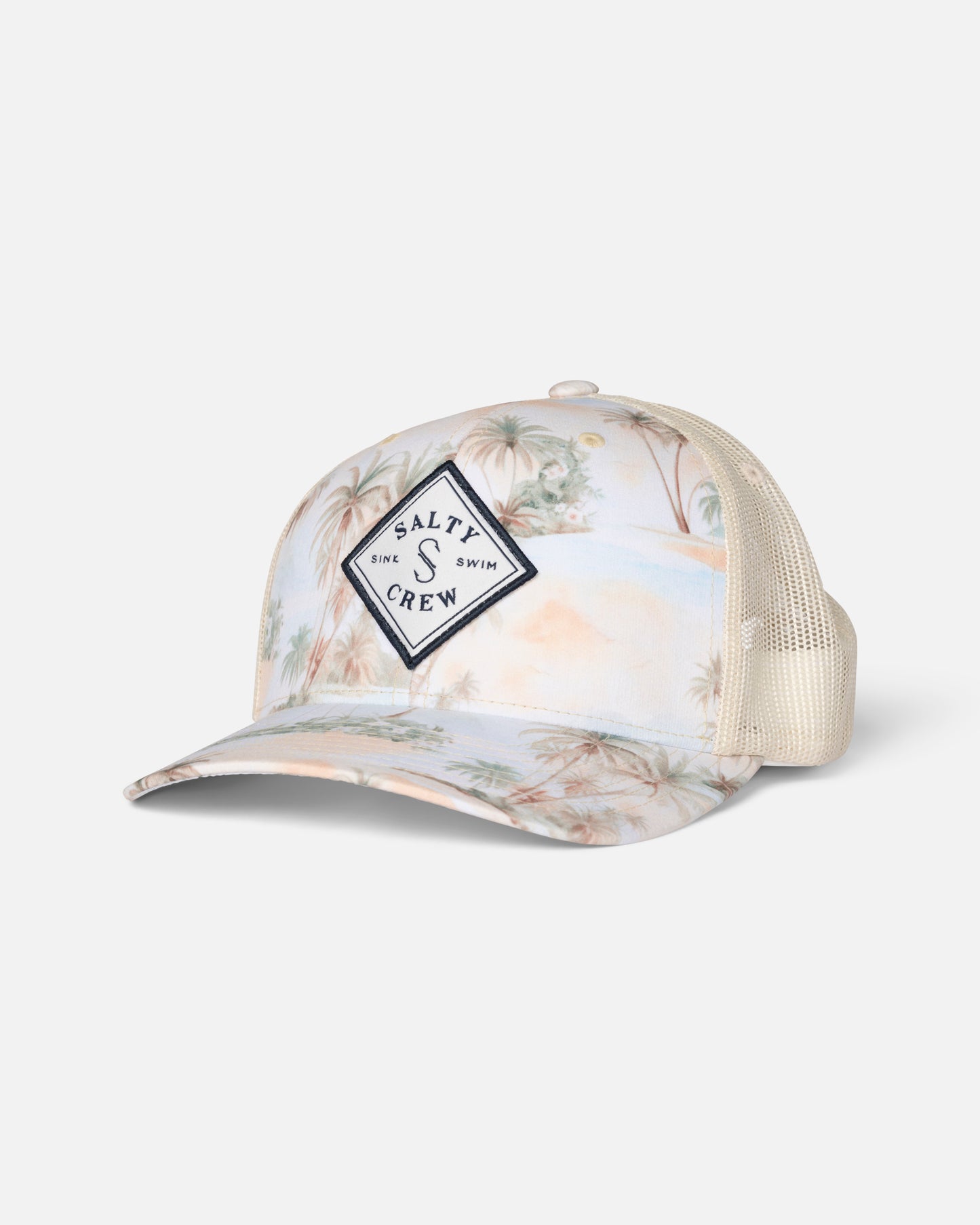 Front view of the Sealine Retro Trucker - White. 