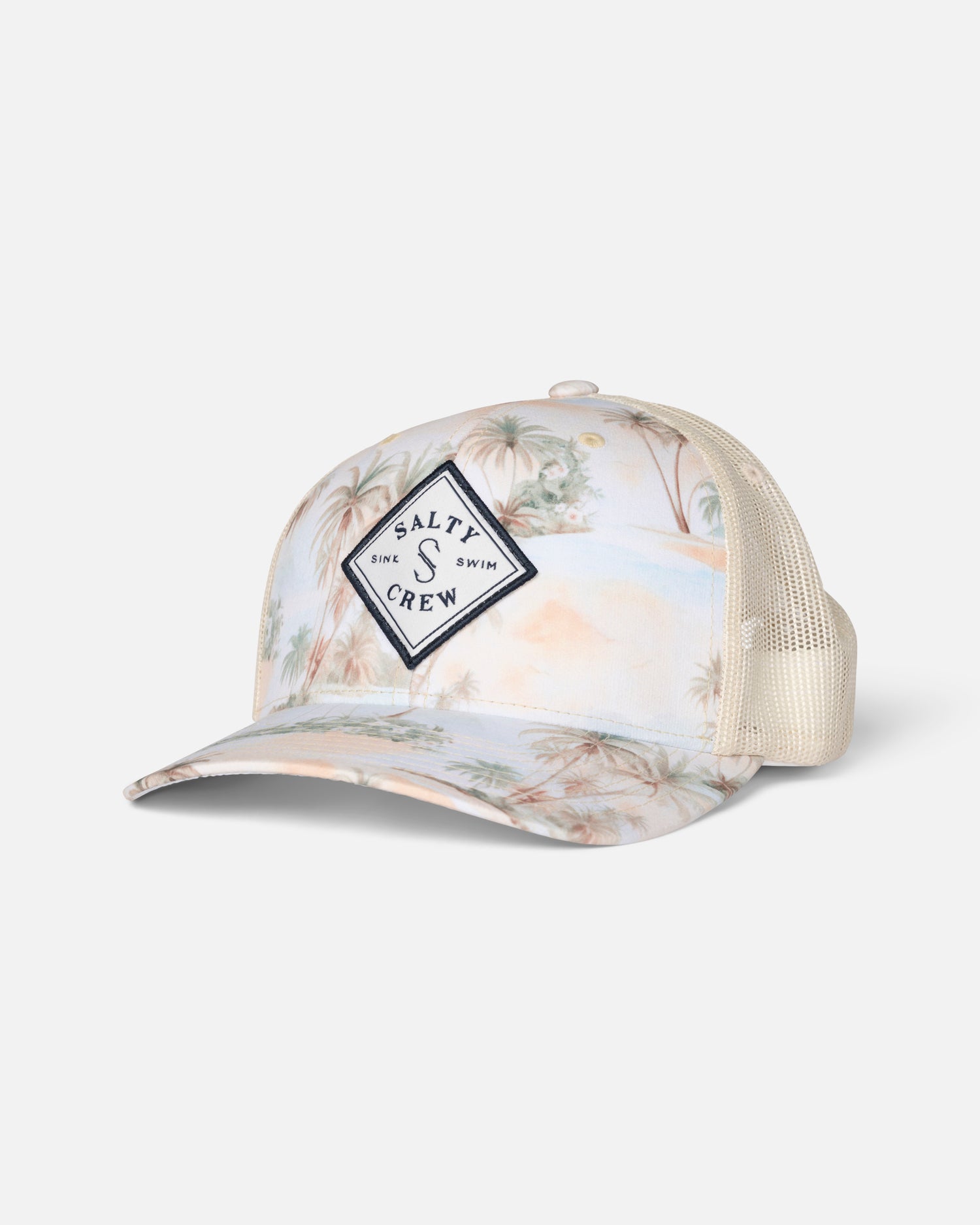 Front view of the Sealine Retro Trucker - White. 