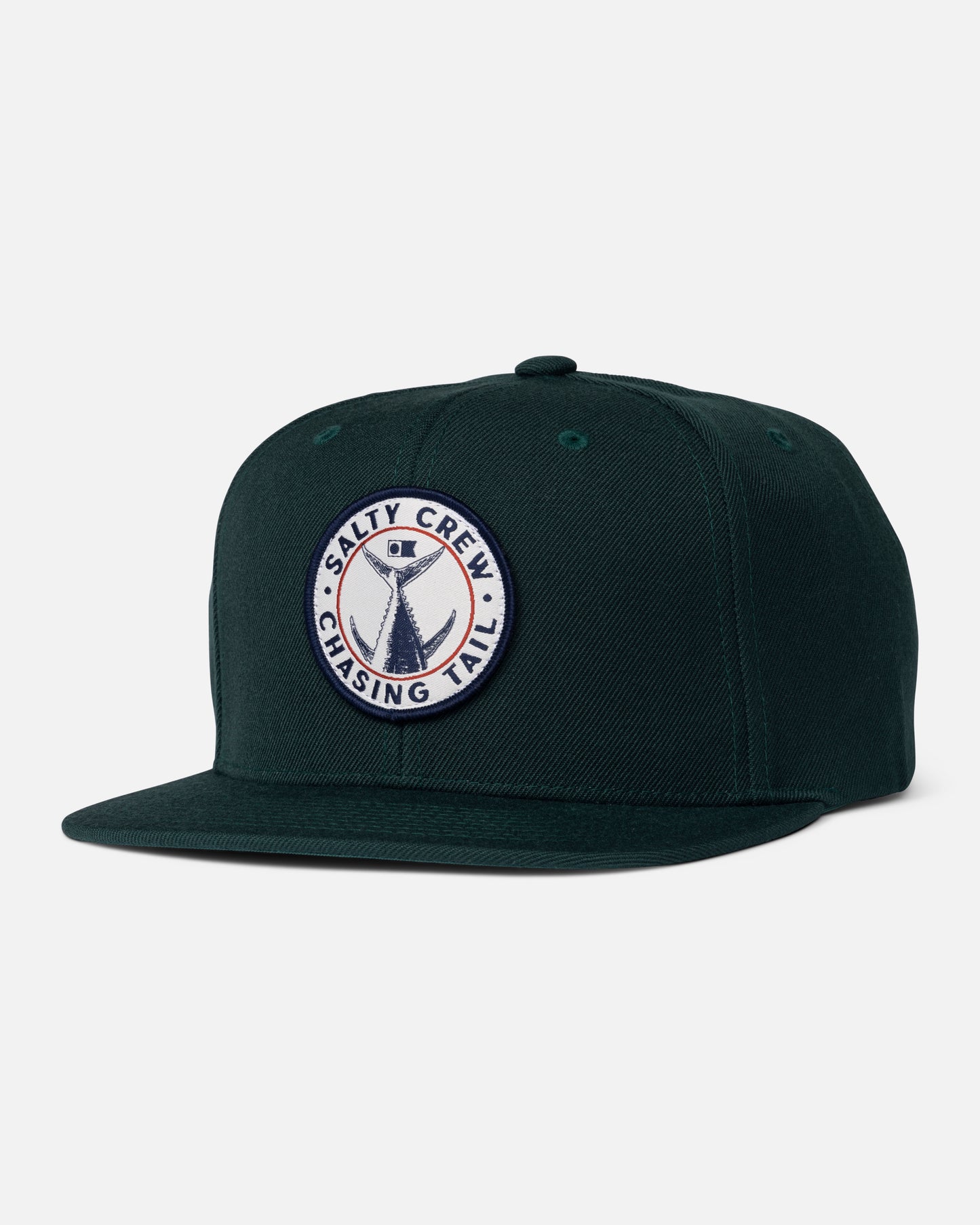 Front view of the Tailgate Snapback - Spruce. 