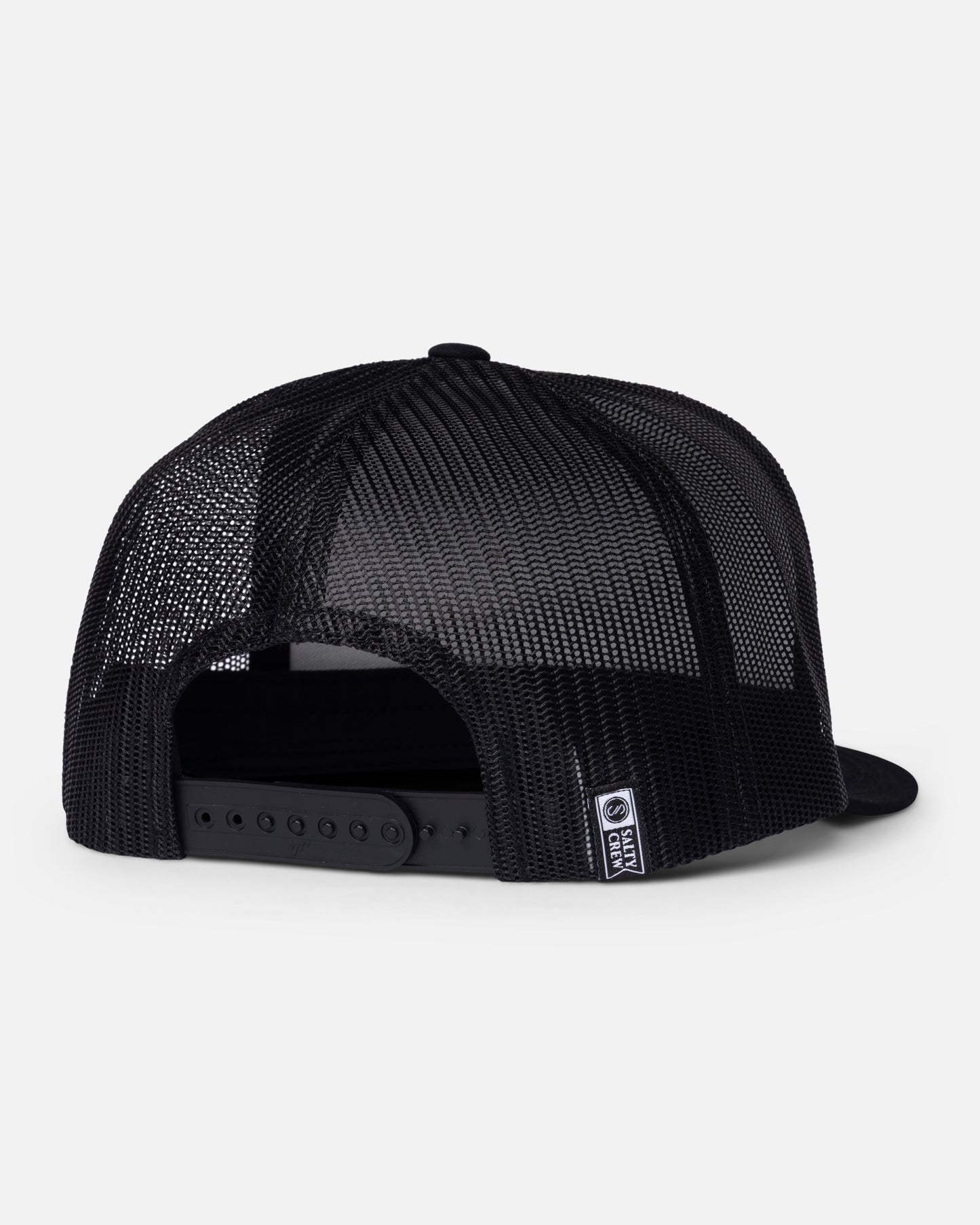 Back view of the Simple Fade Trucker - Black. 