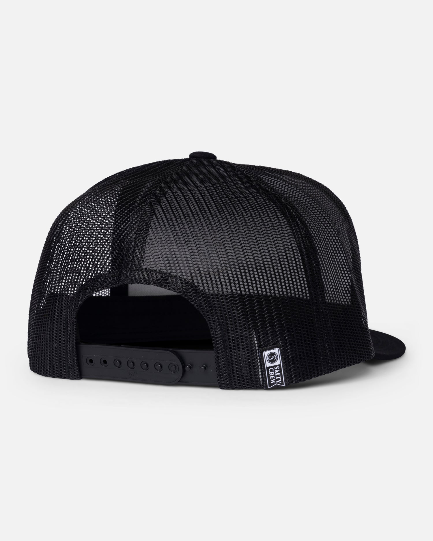Back view of the Simple Fade Trucker - Black. 