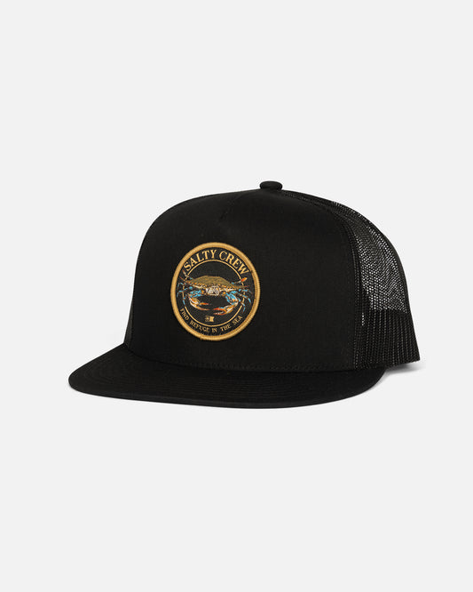 Front view of the Jimmy Trucker - Black. 