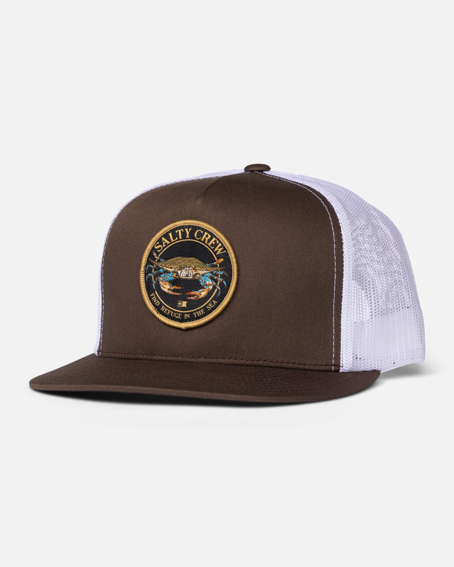 Front view of the Jimmy Trucker - Brown. 