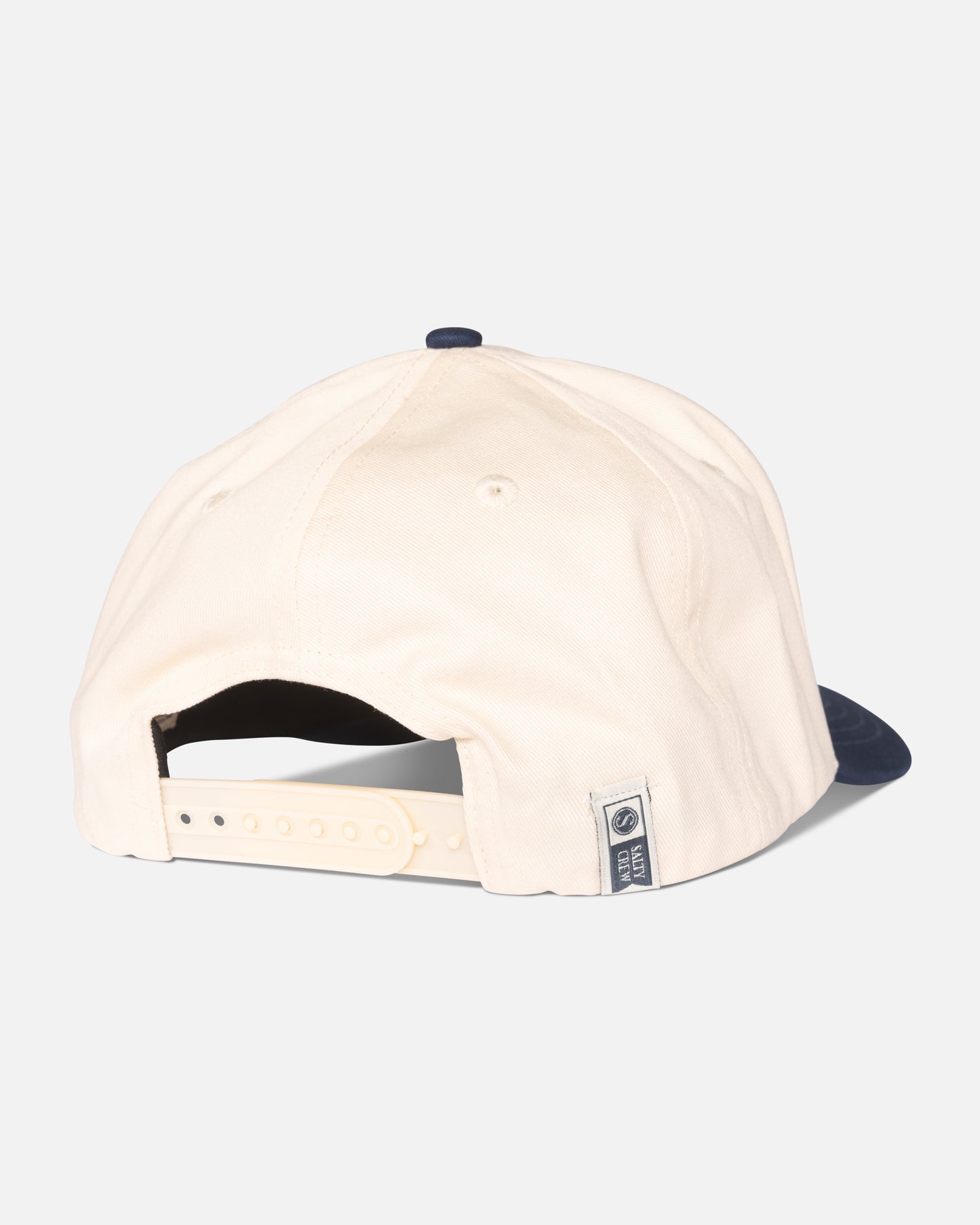 Salty Brew 5 Panel Hat - Off White/Navy