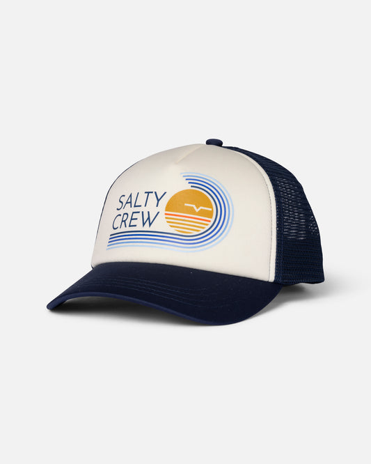 Front view of the Collectable Trucker - Bright Navy. 