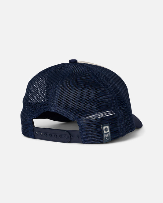 Back view of the Collectable Trucker - Bright Navy. 