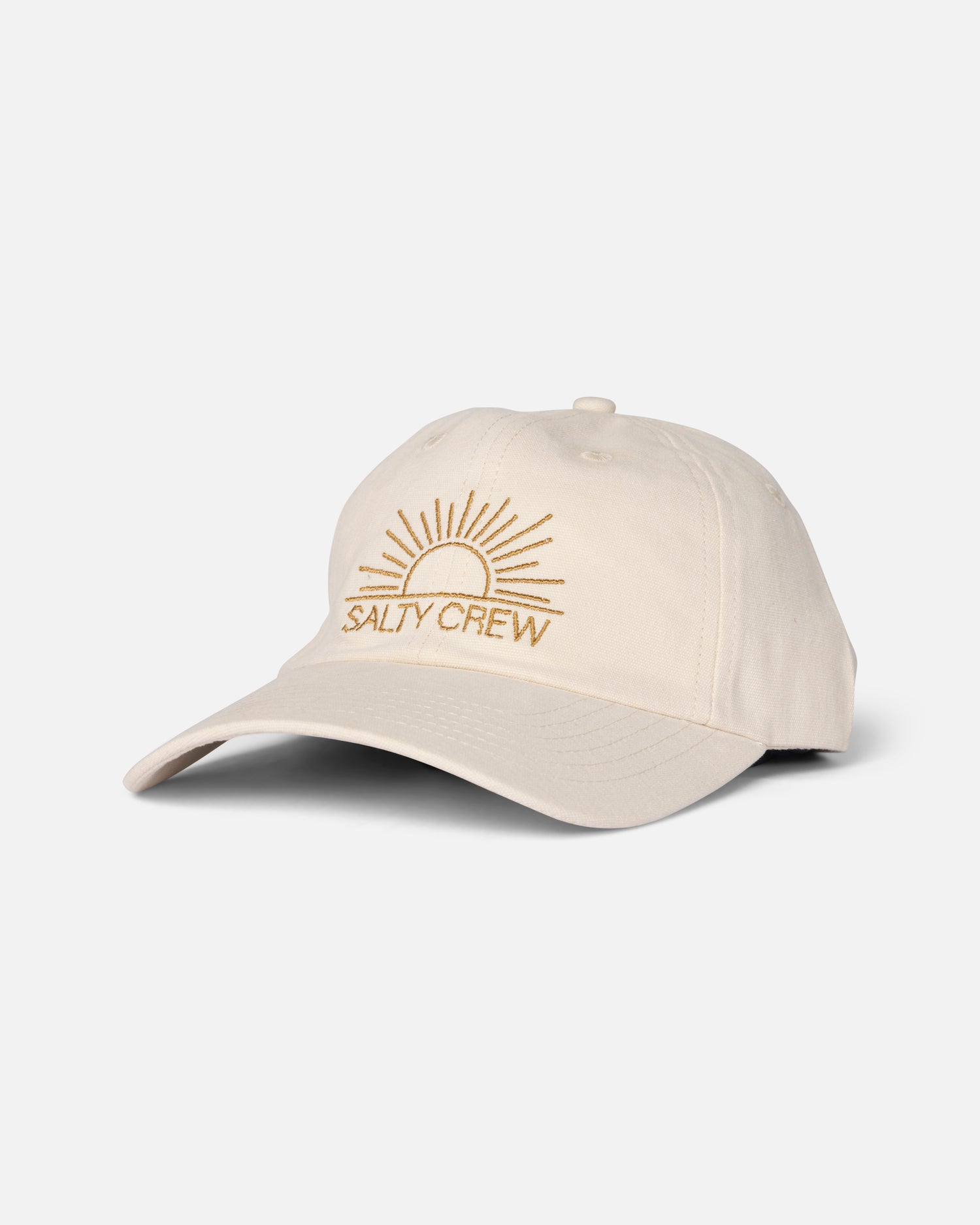 Front view of the Adventure Dad Hat - Off White. 