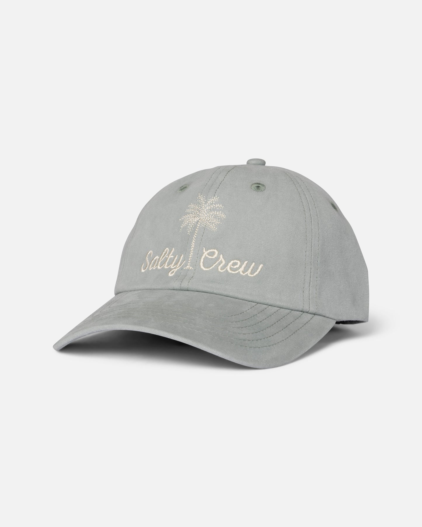Front view of the Adventure Dad Hat - Slate Grey. 