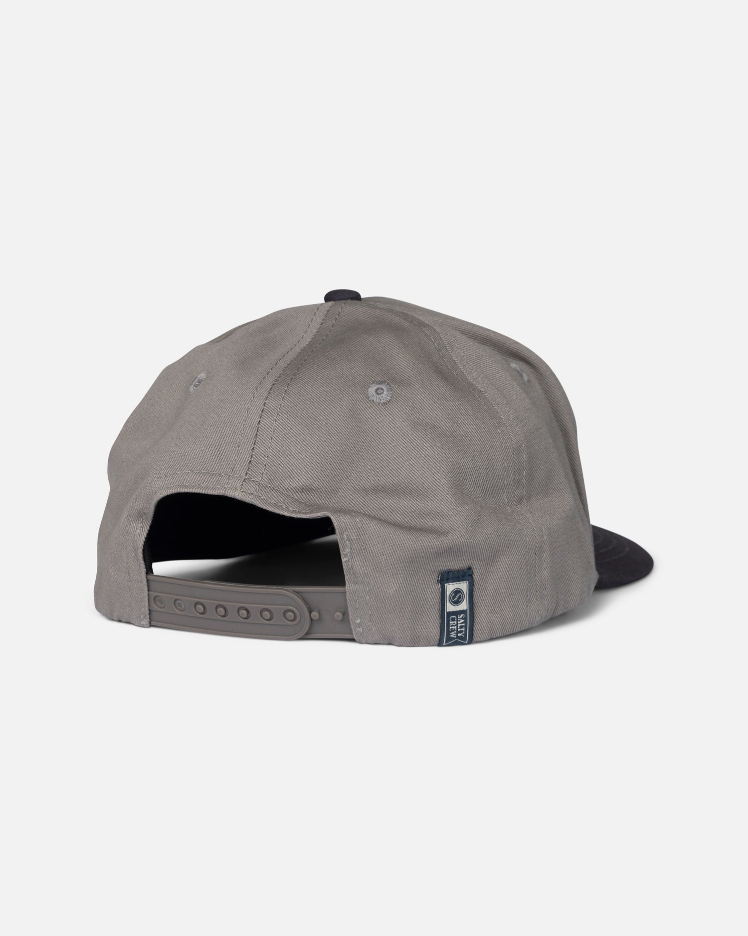 Back view of the Iconic Snapback - Quarry. 