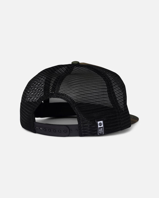 Back view of the America Talon Trucker - Camo. 
