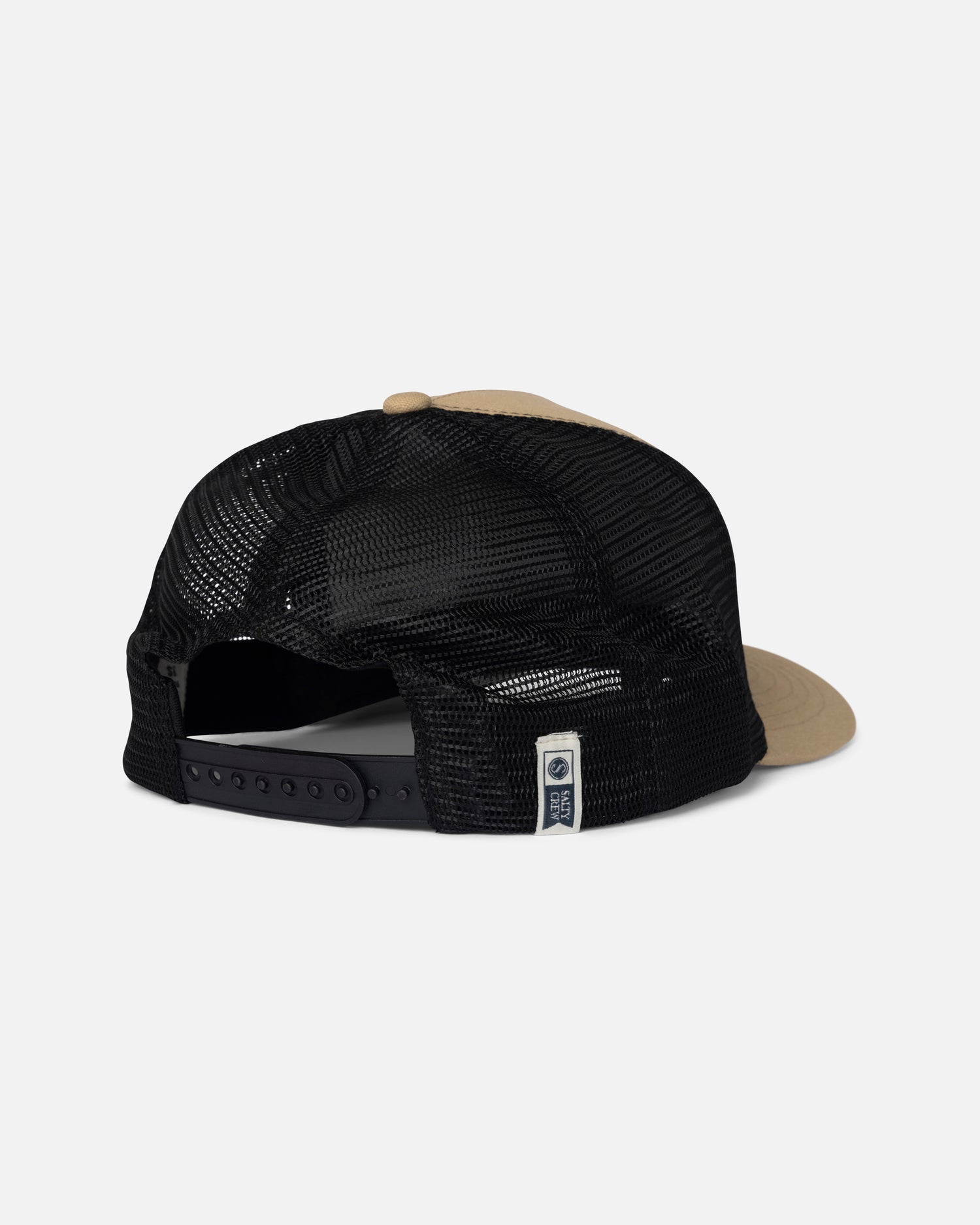 Back view of the Fishing Co Trucker - Khaki. 