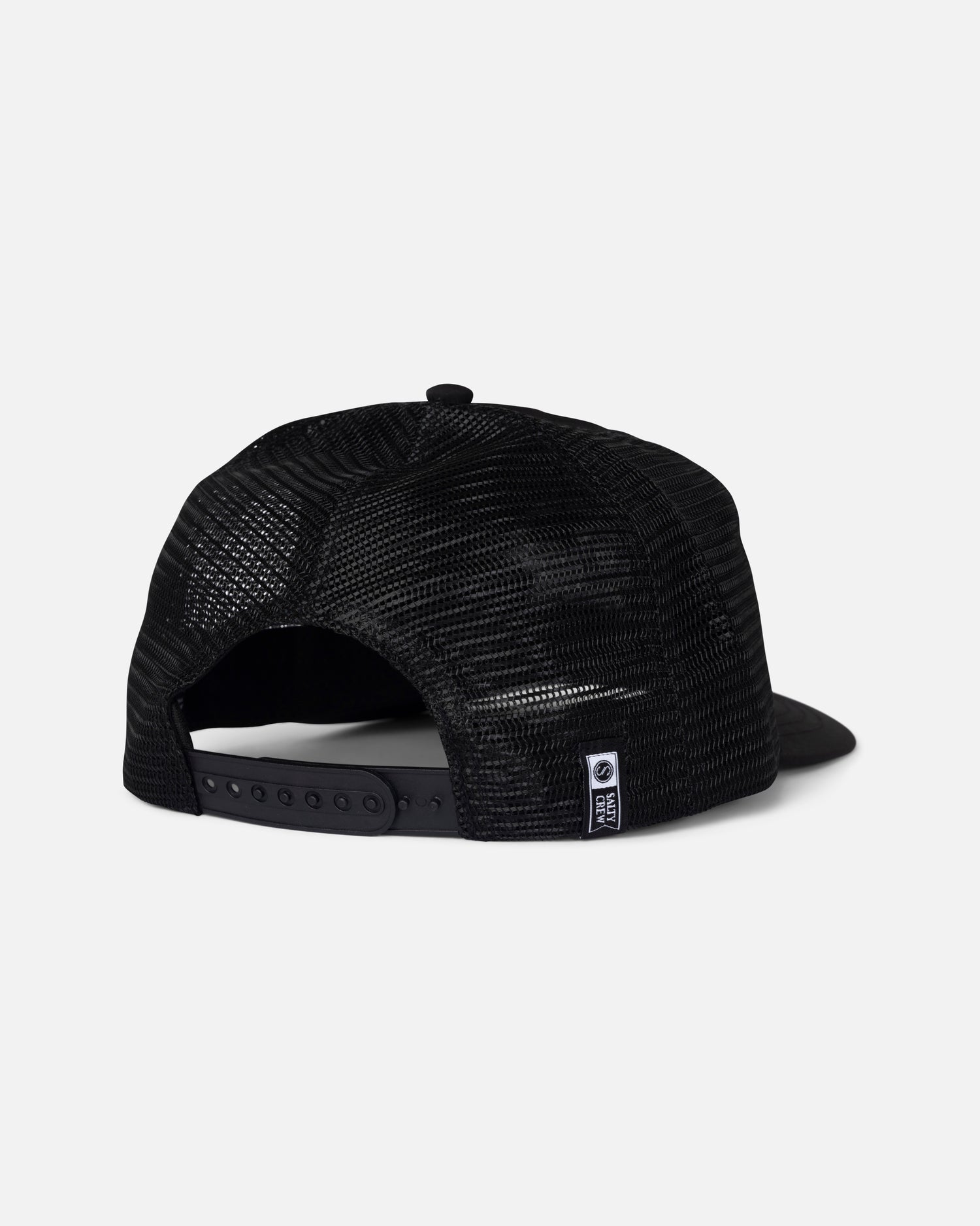 Back view of the Wavey Trucker - Black. 