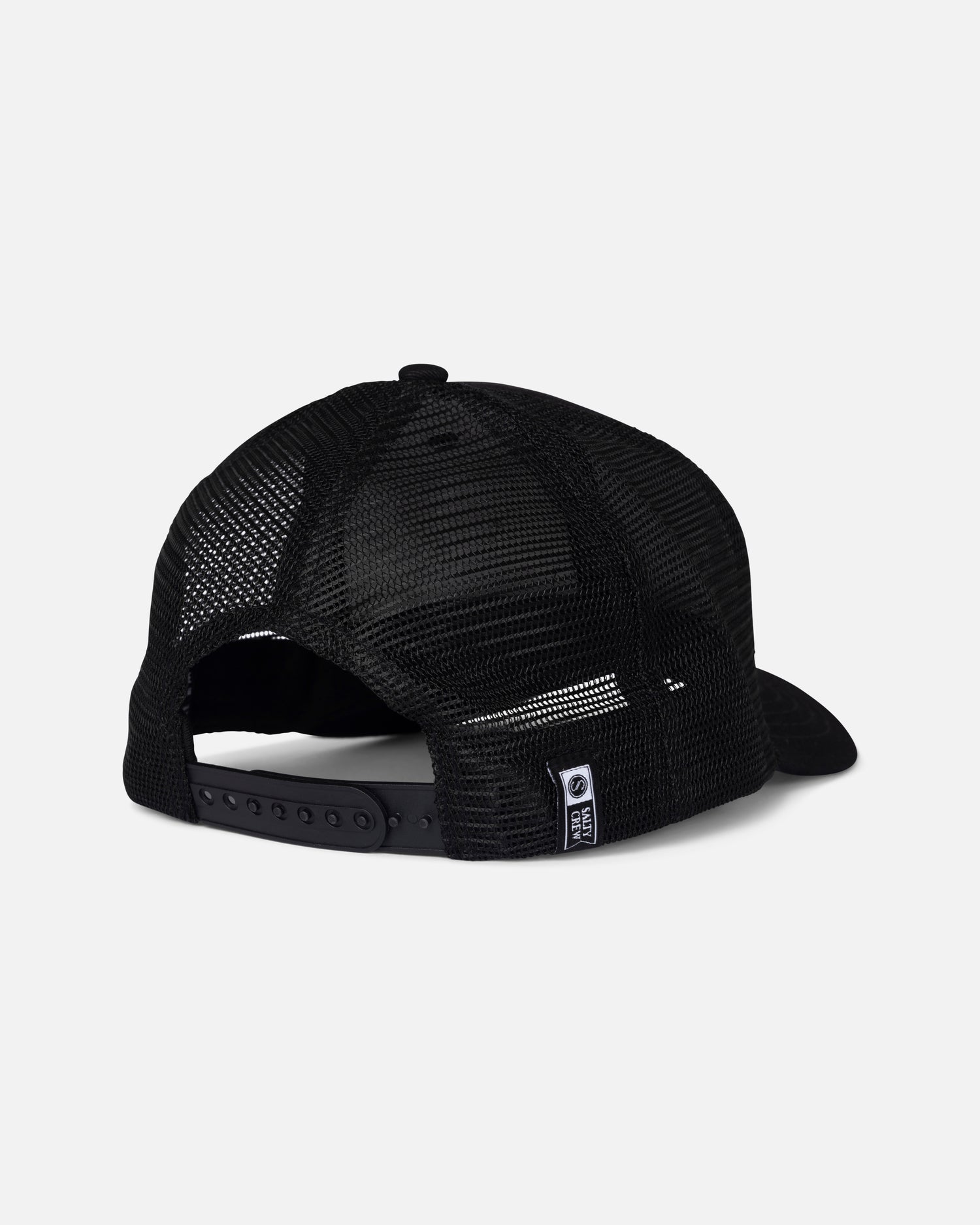 Back view of the Shapely Trucker - Black. 